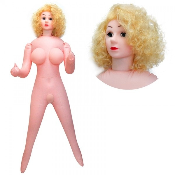 Кукла надувная с вибрацией "Pretty Doll Вероника" вагина-анус 